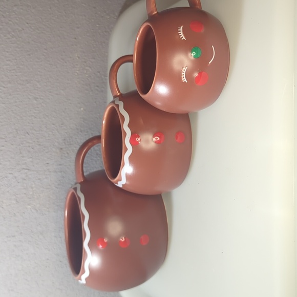 Indigo Gingerbread Stacking Mug Set of 3 - Picture 2 of 3